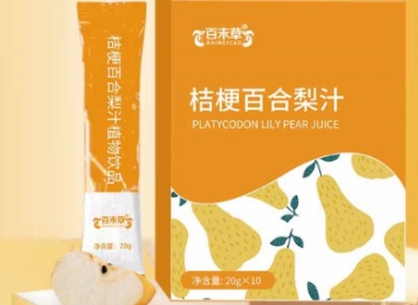 百未草桔梗百合梨汁——呼吸的清新源泉