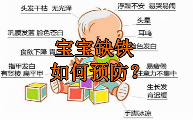 婴儿怎样预防缺铁性贫血