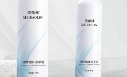 美葆林玻尿酸补水喷雾：轻盈水雾，瞬时补水保湿