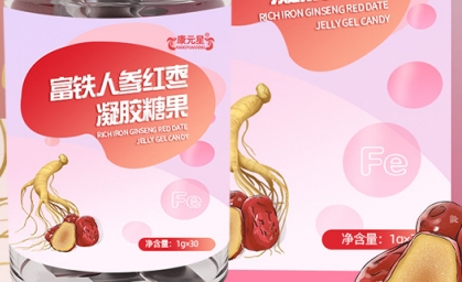 富铁人参红枣软糖凝胶糖果：营养滋补，口感丰富的美味享受