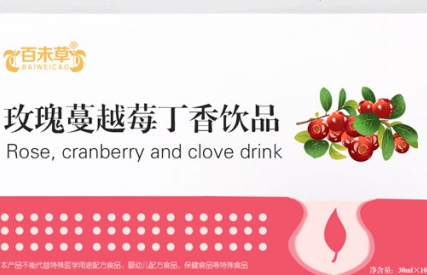 百未草：芳香绽放的玫瑰蔓越莓丁香饮