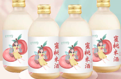 百未草蜜桃米酒：微醺之美，恰到好处的享受