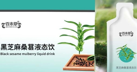 探索百未草 黑芝麻桑葚液态饮：健康与美味的完美融合