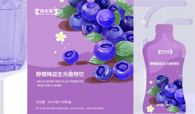 百未草野樱梅益生元植物饮，带来健康与美味的奇妙融合